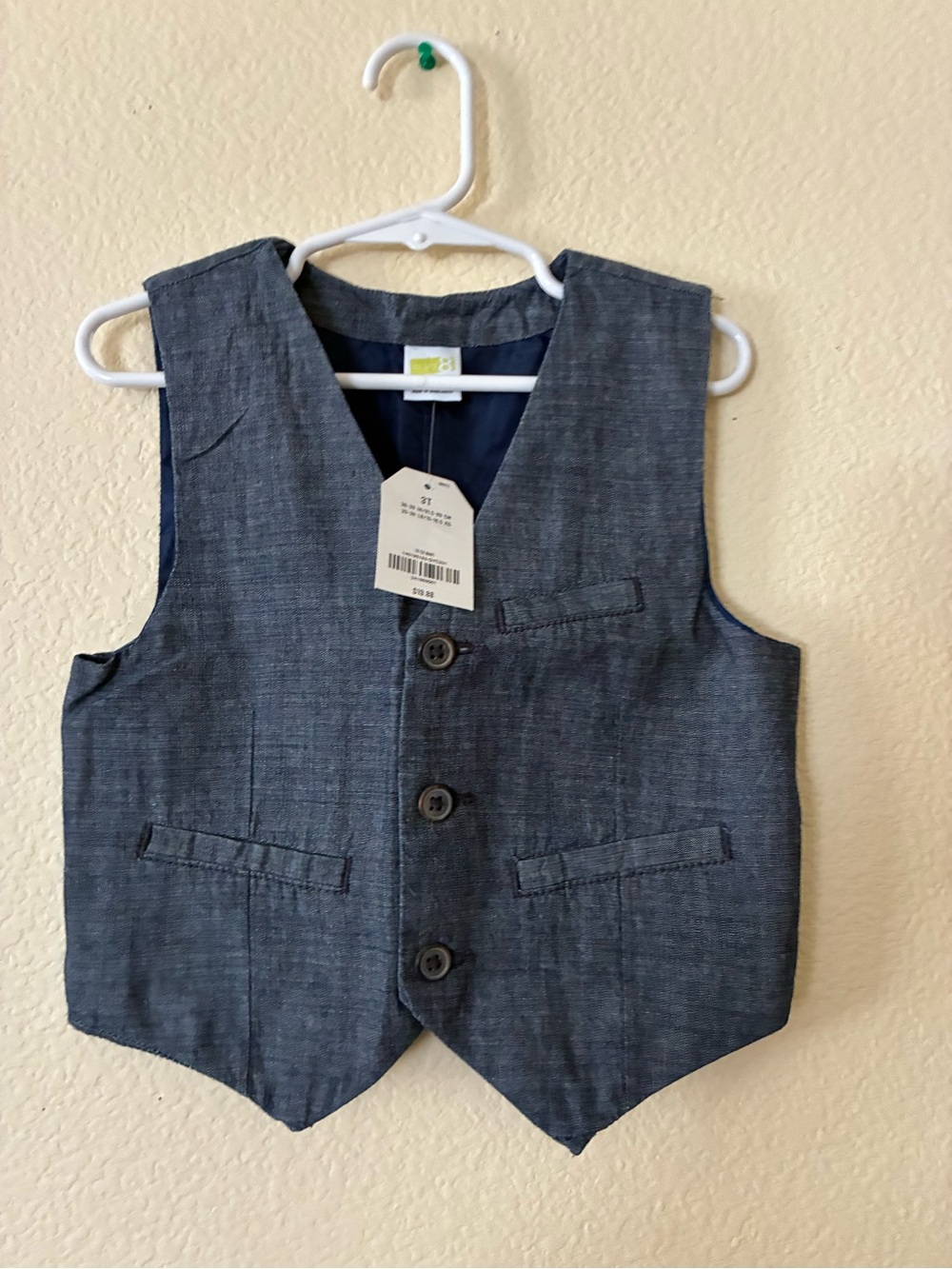 Crazy 8 Boys Navy Blue Dress Vest